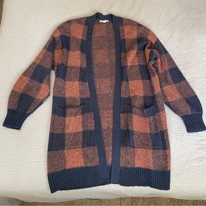 American Eagle Plaid/Checker Cardigan